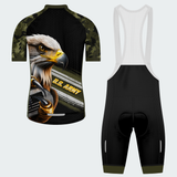 Men’s Personalized U.S. Army Bald Eagle Camo Cycling Jersey & Kit