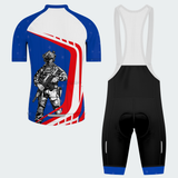 Men’s Personalized U.S. Veteran Proudly Served Soldier Cycling Jersey & Kit