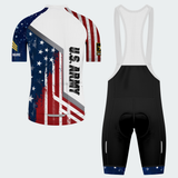 Men’s Personalized U.S. Army Patriotic Flag Cycling Jersey & Kit