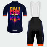 Men’s Personalized California Vaporwave Sunset Cycling Jersey & Kit