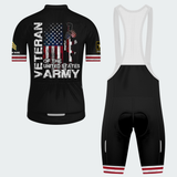 Men’s Personalized U.S. Army Veteran American Flag Cycling Jersey & Kit