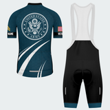 Men’s Personalized U.S. Army Veteran Hexagon Seal Cycling Jersey & Kit