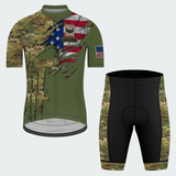 Men’s Personalized U.S. Army Veteran Dad Cycling Jersey & Kit
