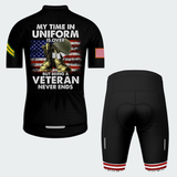 Men’s Personalized Veteran Never Ends Cycling Jersey & Kit