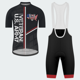Men Personalized Proud Veteran of the U.S. Army Cycling Jersey & Kit
