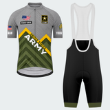Men Personalized U.S. Army Mountain Chevron Cycling Jersey & Kit — short sleeve bib shorts kit — featured image