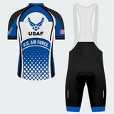 Men’s Personalized U.S. Air Force USAF Emblem Cycling Jersey & Kit