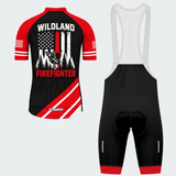 Men's Personalized Wildland Firefighter Chainsaw Cycling Jersey & Kit