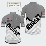 Men’s Personalized U.S. Nurse Proudly Served Cycling Jersey & Kit