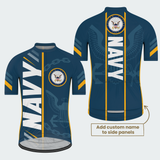 Men Personalized U.S. Navy Emblem Pride Cycling Jersey & Kit — short sleeve jersey — featured image
