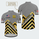 Men’s Personalized U.S. 911 Dispatcher Proudly Served Cycling Jersey & Kit