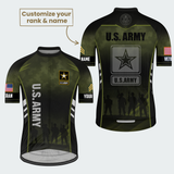 Men Personalized U.S. Army Brotherhood Ride Cycling Jersey & Kit — short sleeve jersey — featured image