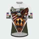 Men Personalized U.S. Army Eagle & Troop Cycling Jersey & Kit — short sleeve jersey — image 02