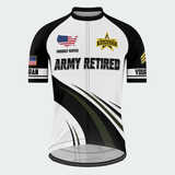 Men’s Personalized U.S. Army Retired Ranger Veteran Cycling Jersey