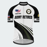 Men’s Personalized U.S. Army Retired Armor Veteran Cycling Jersey