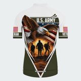Men Personalized U.S. Army Eagle & Troop Cycling Jersey & Kit — short sleeve jersey — image 03