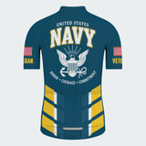Men’s Personalized U.S. Navy Honor Courage Commitment Cycling Jersey & Kit