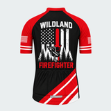 Men's Personalized Wildland Firefighter Chainsaw Cycling Jersey & Kit