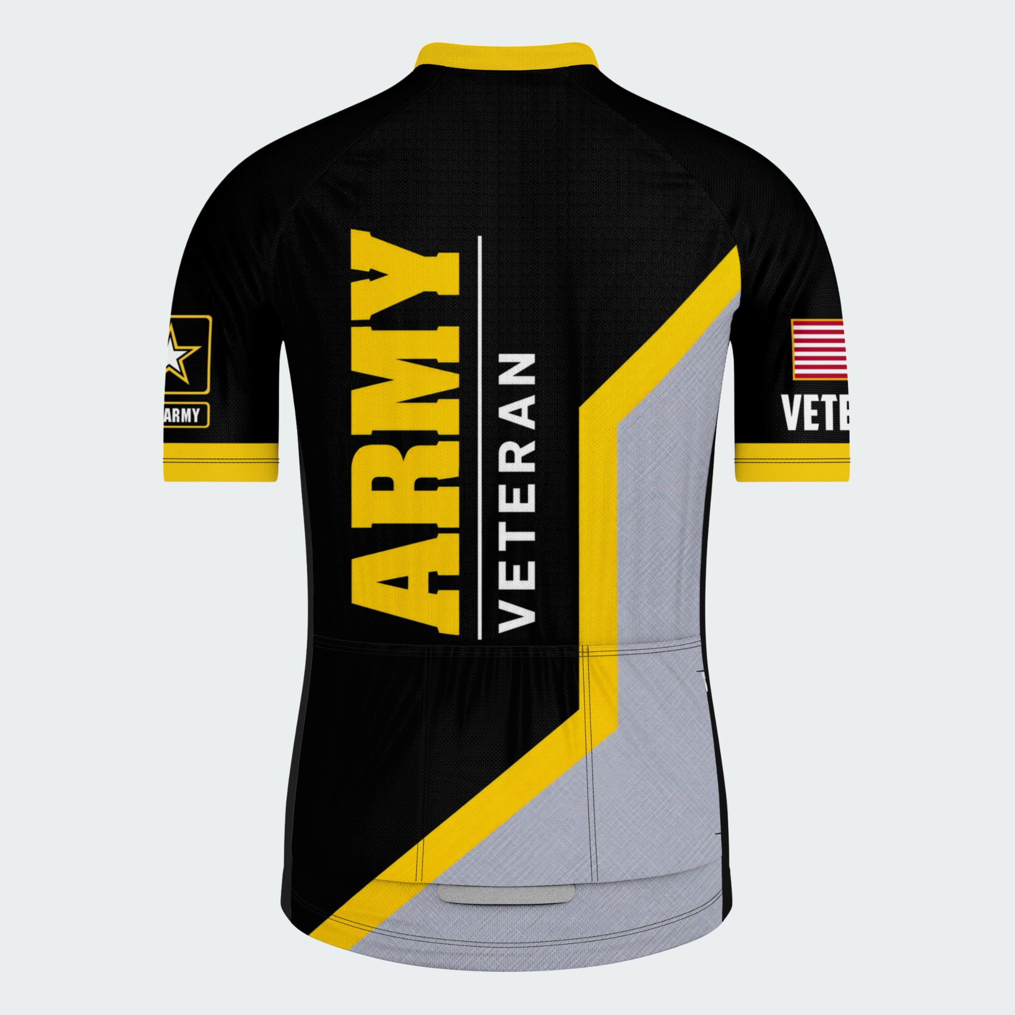 Men Personalized U.S. Army Defender Emblem Cycling Jersey & Kit — short sleeve jersey — image 03