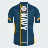 Men Personalized U.S. Navy Emblem Pride Cycling Jersey & Kit — short sleeve jersey — image 03