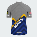 Men’s Personalized U.S. Navy Proudly Served Chevron Cycling Jersey & Kit