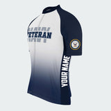 Men Personalized U.S. Navy Veteran Gradient Cycling Jersey & Kit