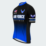 Men's Personalized U.S. Air Force Retired Veteran Cycling Jersey & Kit