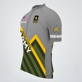 Men Personalized U.S. Army Mountain Chevron Cycling Jersey & Kit — short sleeve jersey — image 04