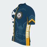 Men Personalized U.S. Navy Emblem Pride Cycling Jersey & Kit — short sleeve jersey — image 04