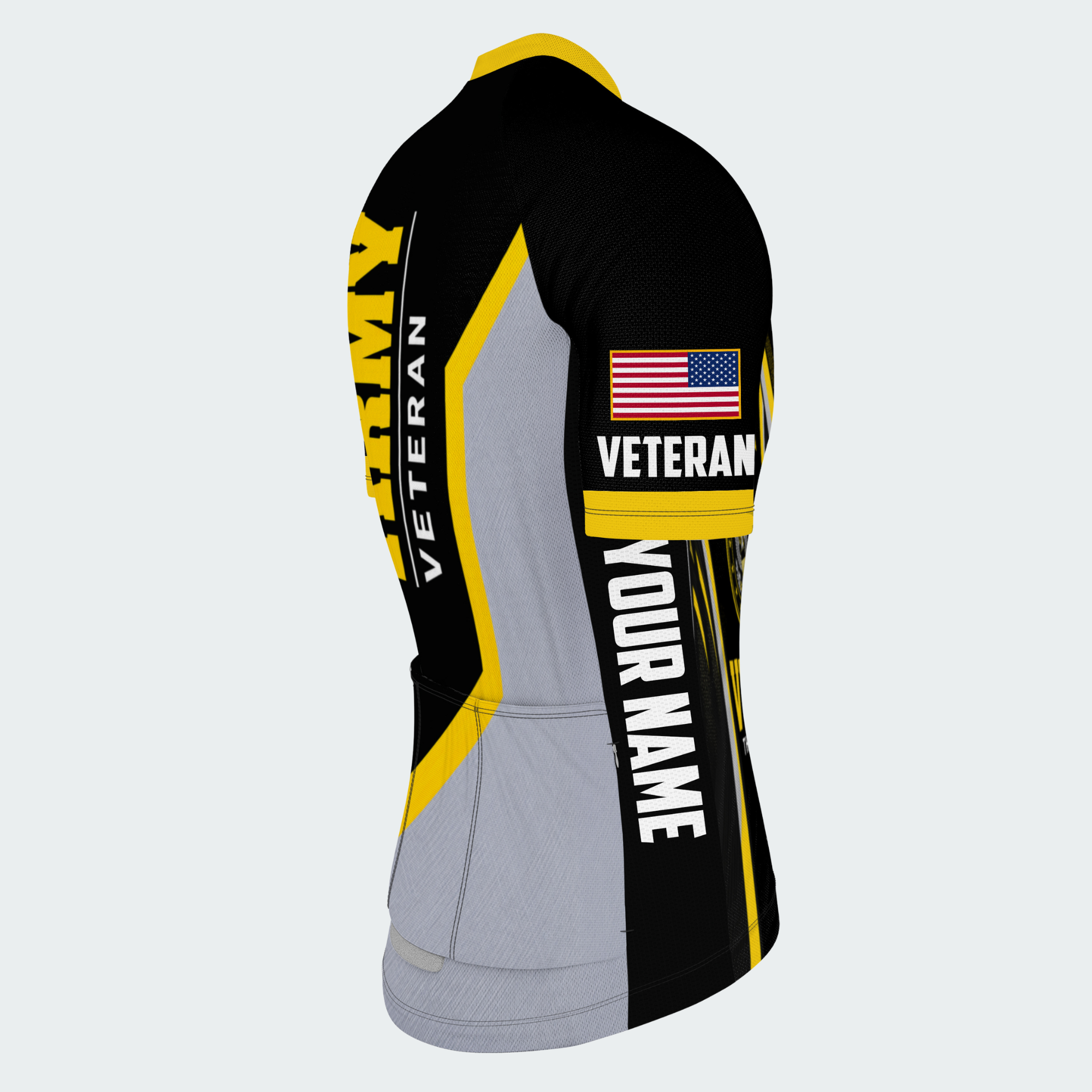 Men Personalized U.S. Army Defender Emblem Cycling Jersey & Kit — short sleeve jersey — image 05