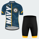 Men Personalized U.S. Navy Emblem Pride Cycling Jersey & Kit — short sleeve shorts kit — featured image