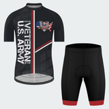 Men Personalized Proud Veteran of the U.S. Army Cycling Jersey & Kit