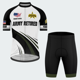 Men’s Personalized U.S. Army Retired Ranger Veteran Cycling Jersey