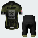 Men Personalized U.S. Army Brotherhood Ride Cycling Jersey & Kit — short sleeve shorts kit — image 02