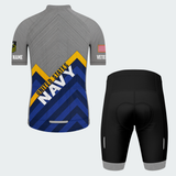 Men’s Personalized U.S. Navy Proudly Served Chevron Cycling Jersey & Kit