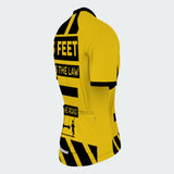 Men's 3 Feet Traffic Sign Regular Fit Cycling Kit