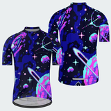 Men's Pixel Art Cosmos Regular Fit Cycling Kit