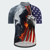 Men’s Rising Eagle American Strength Regular Fit Cycling Jersey