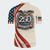 Men’s U.S. Veteran 250th Anniversary Regular Fit Cycling Jersey