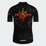 Men’s Jesus Saved My Life Christian Cycling Jersey