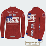 Men’s Personalized USA Heritage 1776–2026 Cycling Jersey & Kit