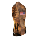 Men’s Faith Made Me a Soldier Custom Military Regular Fit Cycling Jersey