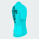 Men’s God Showed Up Bigger Christian Cycling Jersey