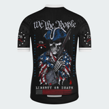 Men’s We The People Liberty or Death Patriotic Regular Fit Cycling Jersey