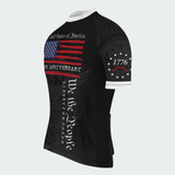 Men’s We The People Liberty or Death Patriotic Regular Fit Cycling Jersey