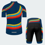 Men's Groovy Psychedelic Regular Fit Cycling Kit