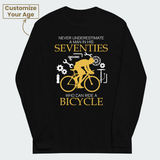 Men's Who Can Ride A Bicycle Custom Age Cycling Tops