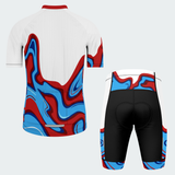 Men's Psychedelic Swirls Regular Fit Cycling Kit