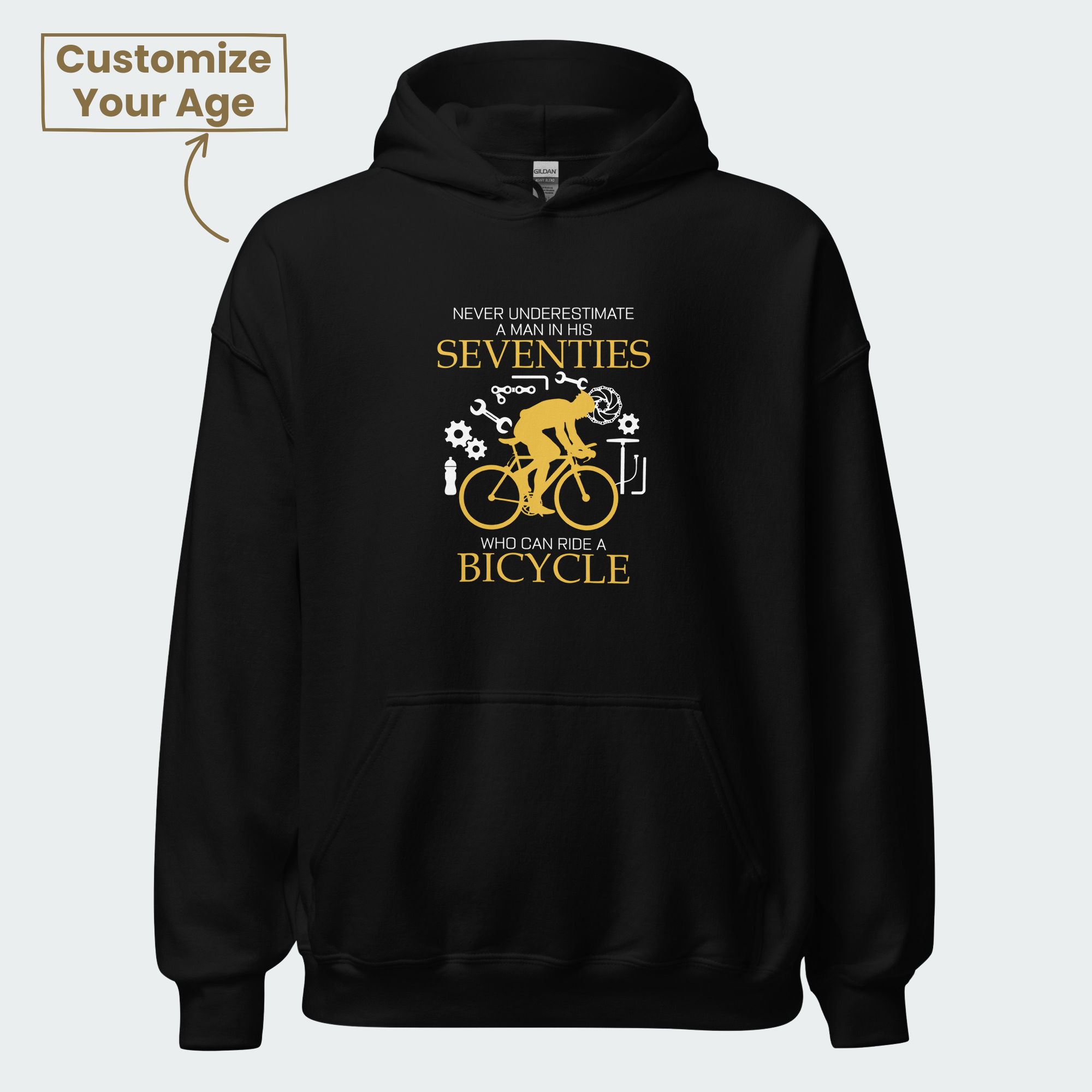 Men's Who Can Ride A Bicycle Custom Age Cycling Tops