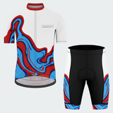 Men's Psychedelic Swirls Regular Fit Cycling Kit